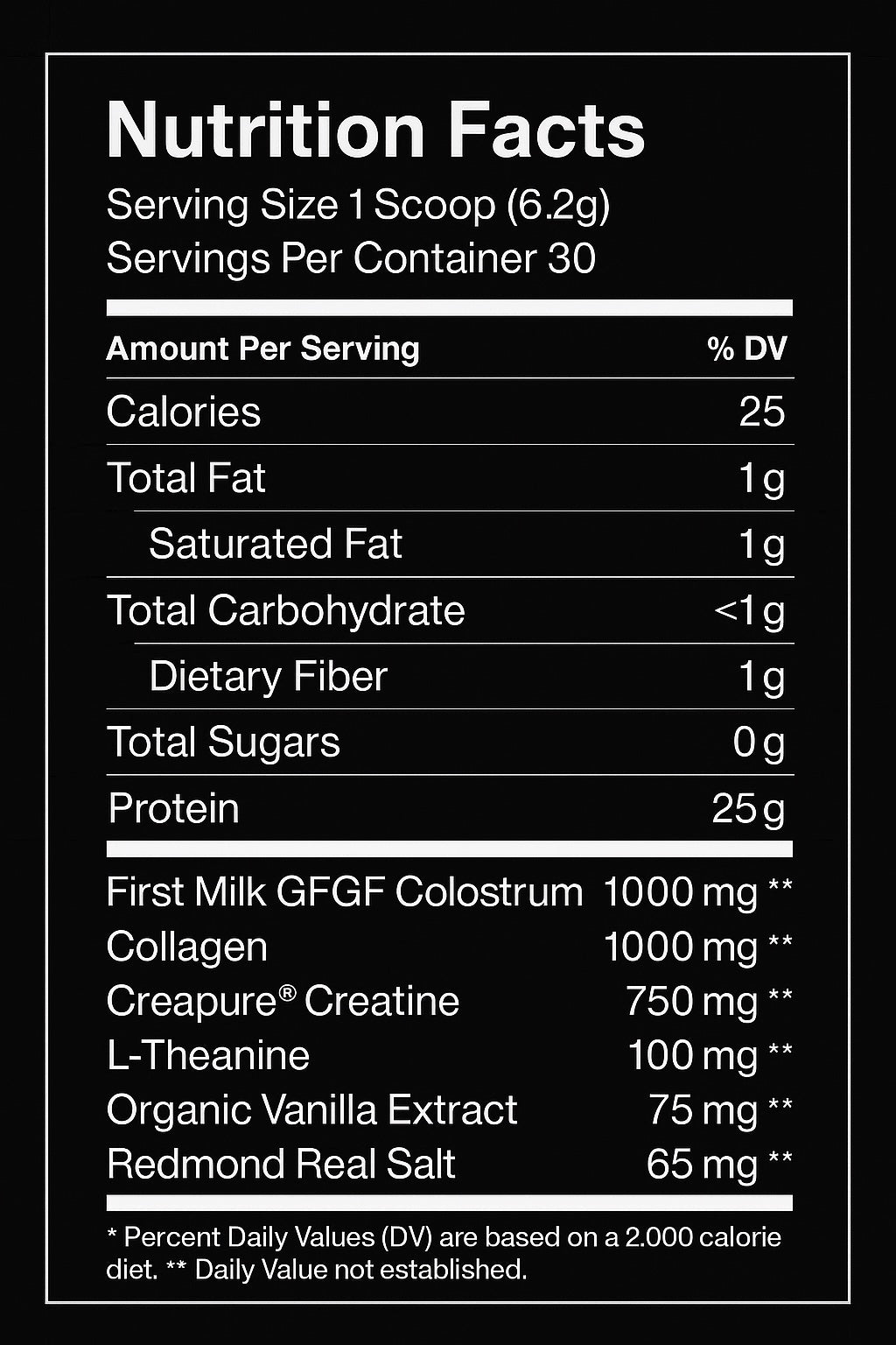 Primal Pour Coffee Supplement - Vanilla